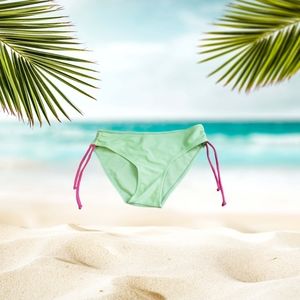 2CB Real Lime Green Bikin Bottom Junior Girls Size 10/12